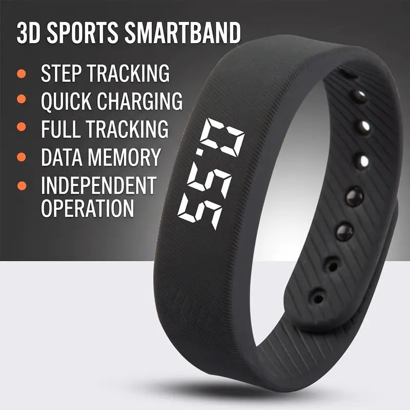 ⌚ Smart Fitness Tracker – Track Your Activity, Stay Motivated ✨