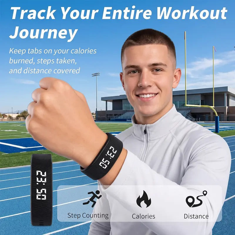 ⌚ Smart Fitness Tracker – Track Your Activity, Stay Motivated ✨