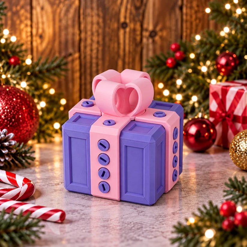 🎁 3D Christmas Prank Puzzle Gift Box – Solve the Puzzle to Reveal the Surprise! 🎄