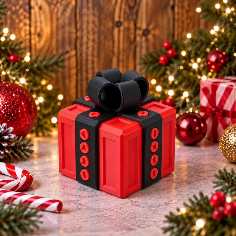 🎁 3D Christmas Prank Puzzle Gift Box – Solve the Puzzle to Reveal the Surprise! 🎄