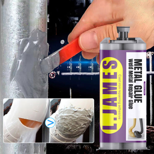 🔥 2026 HOT SALE | 50% OFF Weld Metal Repair Glue – For Exhaust Pipes, Metal Pipes & More