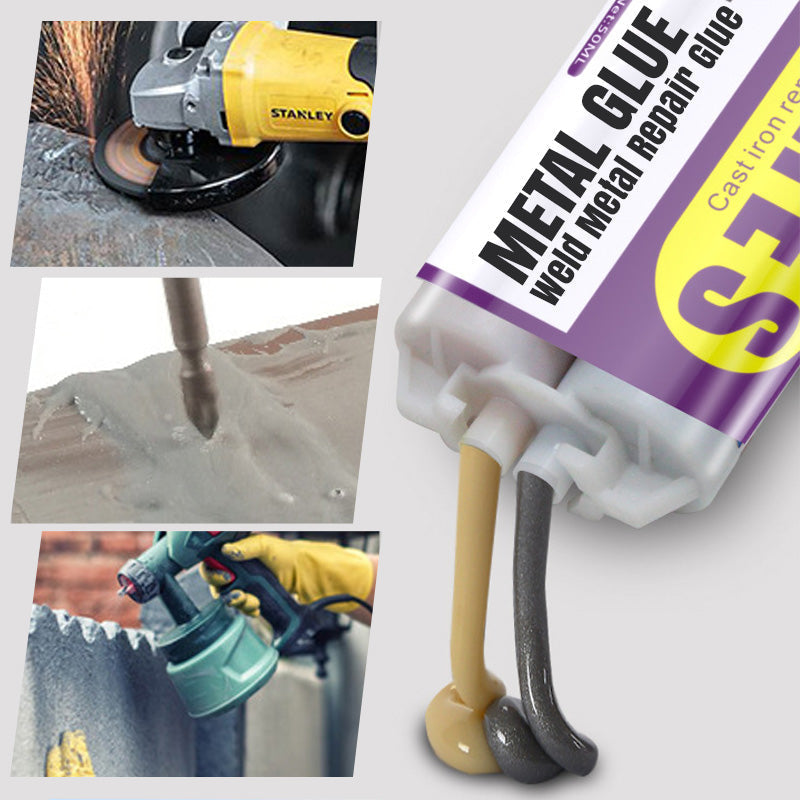 🔥 2026 HOT SALE | 50% OFF Weld Metal Repair Glue – For Exhaust Pipes, Metal Pipes & More