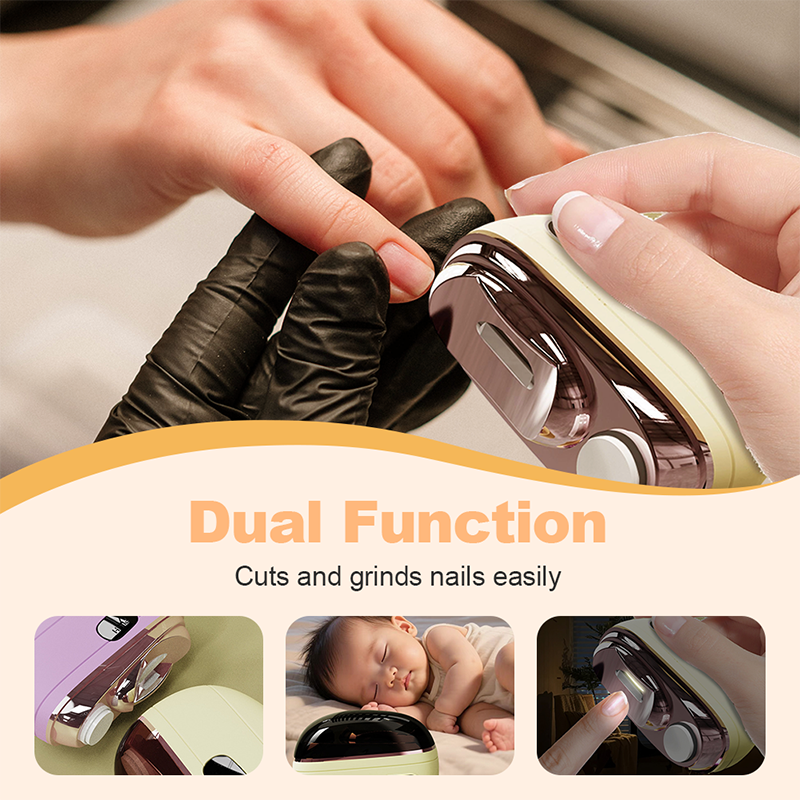 ✂️ 50% OFF! Smart 2-in-1 Electric Nail Clipper & Polisher 💅