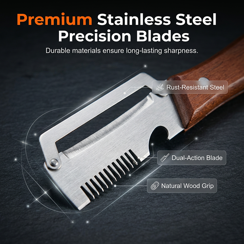 🎁 Buy One, Get One Free 🔪 Premium 3-in-1 Stainless Steel Vegetable Peeler