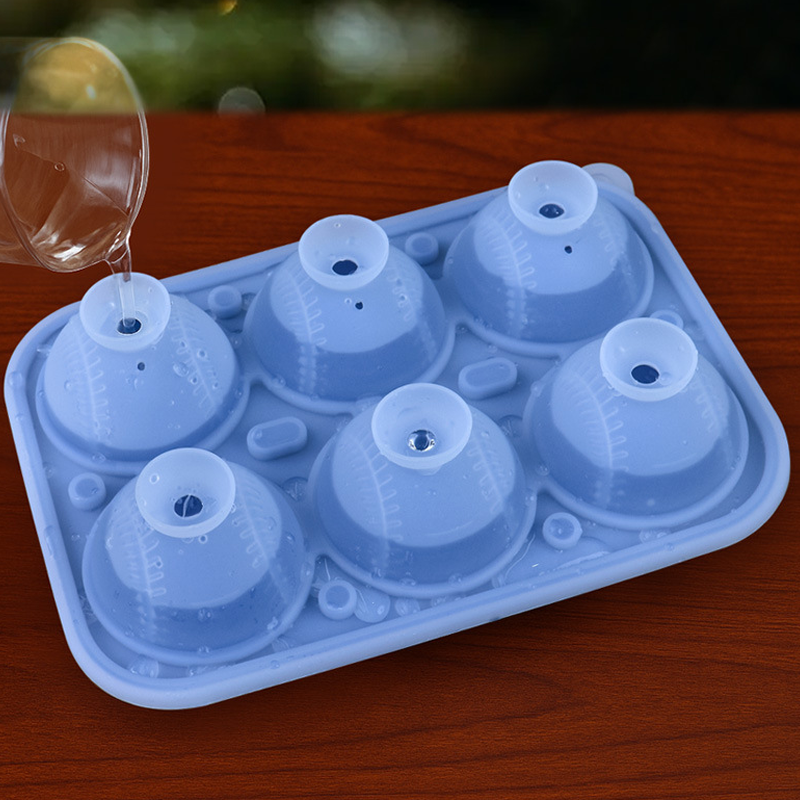 Baseball Sphere Ice Cube Mold