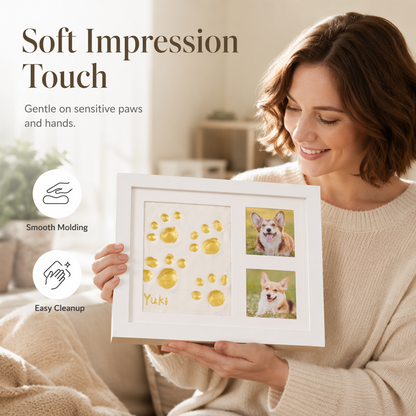 👶🐾 DIY Baby & Pet Hand, Foot & Paw Print Keepsake Frame – 35% OFF