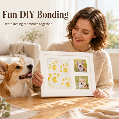 👶🐾 DIY Baby & Pet Hand, Foot & Paw Print Keepsake Frame – 35% OFF