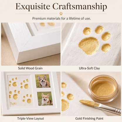 👶🐾 DIY Baby & Pet Hand, Foot & Paw Print Keepsake Frame – 35% OFF