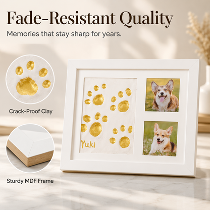 👶🐾 DIY Baby & Pet Hand, Foot & Paw Print Keepsake Frame – 35% OFF
