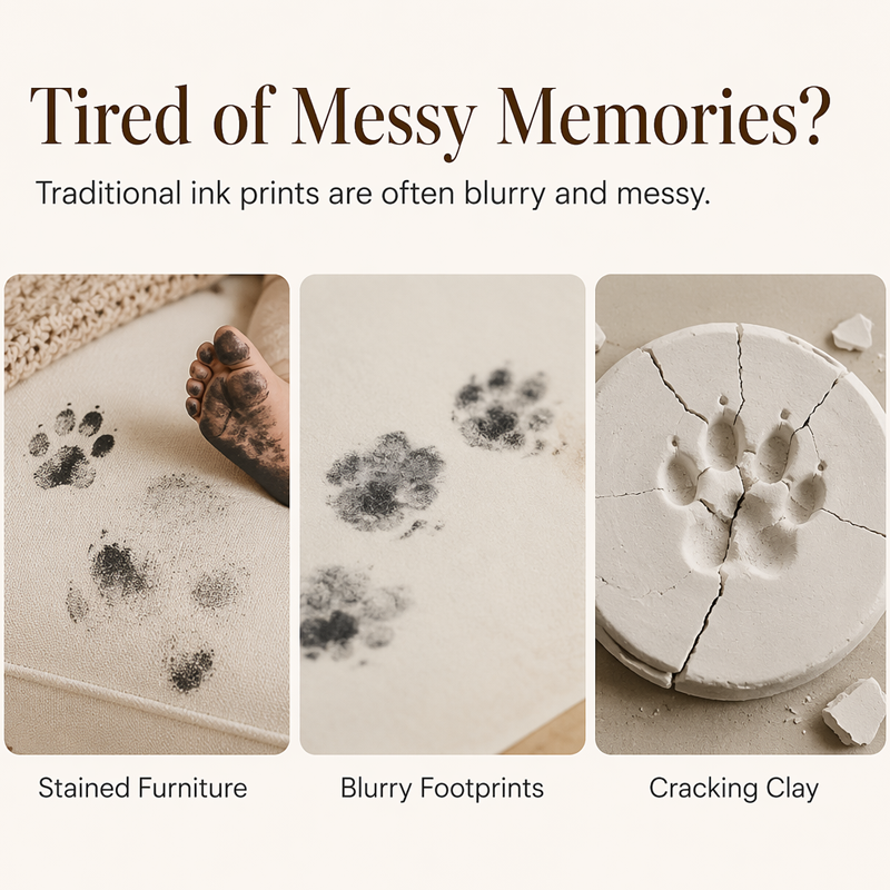 👶🐾 DIY Baby & Pet Hand, Foot & Paw Print Keepsake Frame – 35% OFF