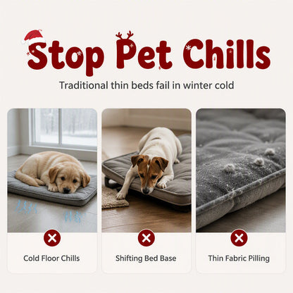 🎄 Christmas Sleigh Pet Bed – Cozy Holiday Bed for Dogs & Cats