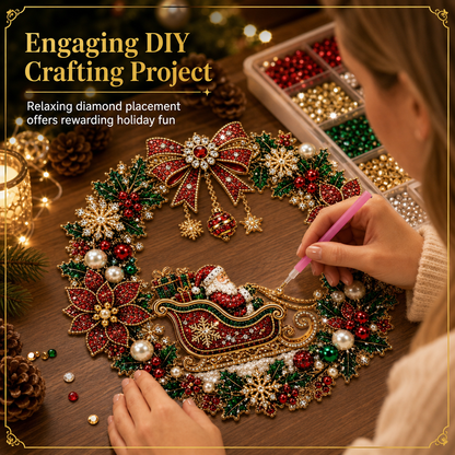 🎄 50% OFF! DIY Christmas Diamond Art Kits – Sparkle, Create & Decorate 💎