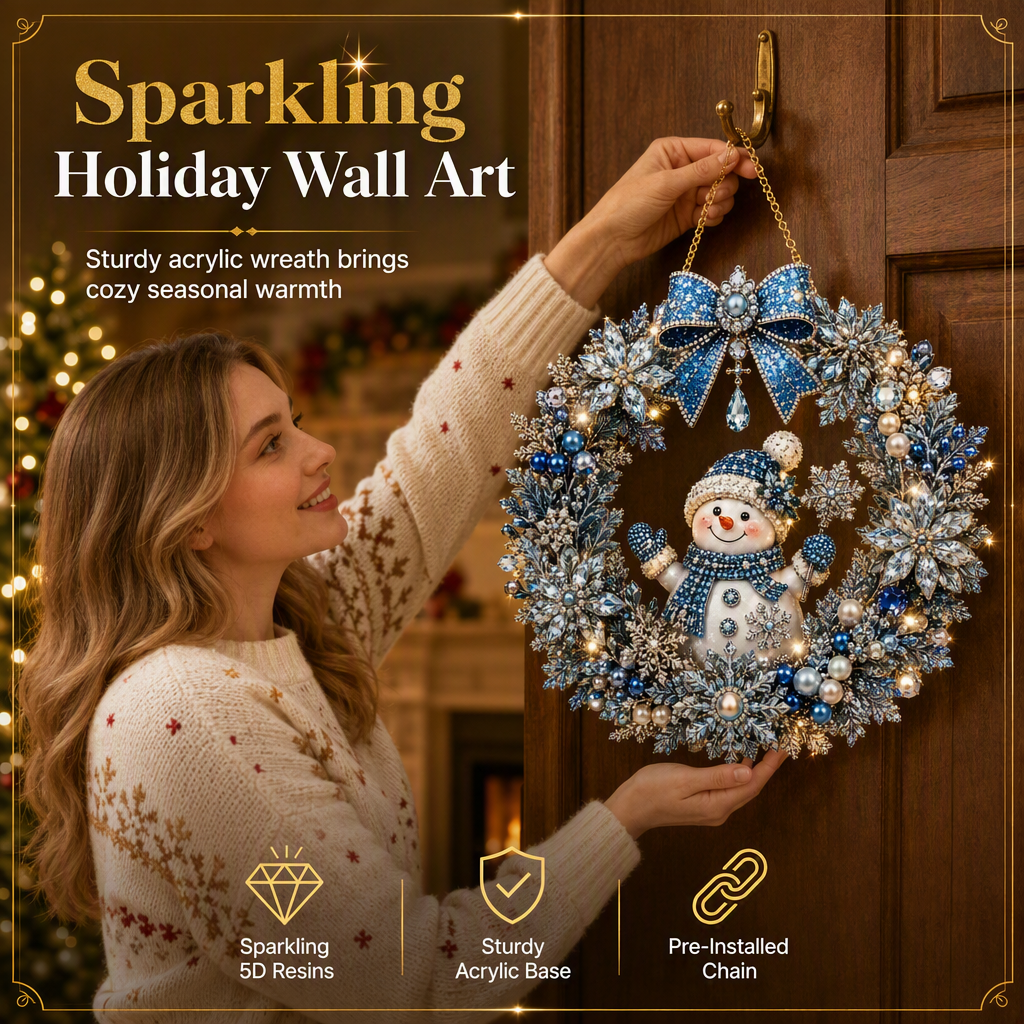 🎄 50% OFF! DIY Christmas Diamond Art Kits – Sparkle, Create & Decorate 💎
