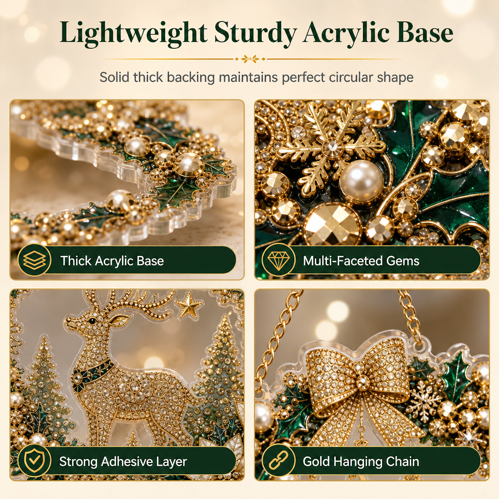 🎄 50% OFF! DIY Christmas Diamond Art Kits – Sparkle, Create & Decorate 💎