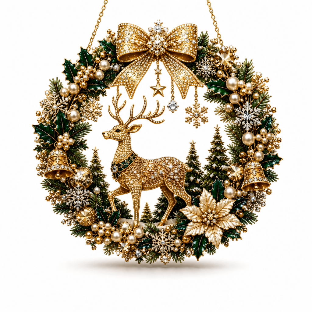 🎄 50% OFF! DIY Christmas Diamond Art Kits – Sparkle, Create & Decorate 💎