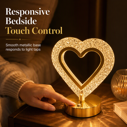 📢📢50% OFF !! ⏰ Geometric Crystal Night Light: Touch Control, 3 Colors, USB Rechargeable, Bedroom Glow