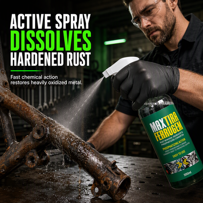 ⏳🔥 LIMITED-TIME 50% OFF – 3-in-1 Rust Remover & Phosphating Spray, 500ml | Degreases, Removes Rust & Helps Protect Metal ✨