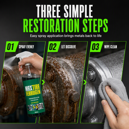 ⏳🔥 LIMITED-TIME 50% OFF – 3-in-1 Rust Remover & Phosphating Spray, 500ml | Degreases, Removes Rust & Helps Protect Metal ✨