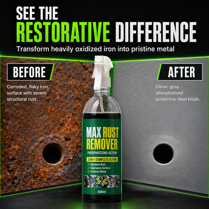 ⏳🔥 LIMITED-TIME 50% OFF – 3-in-1 Rust Remover & Phosphating Spray, 500ml | Degreases, Removes Rust & Helps Protect Metal ✨