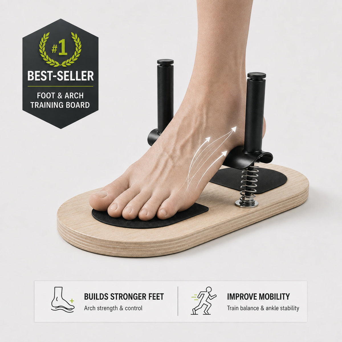 StrideBoard Foot Resistance Trainer - Septhia