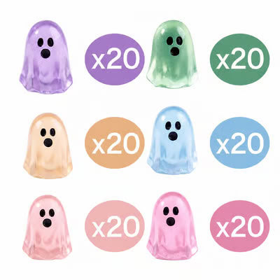 20 Blue + 20 Green + 20 Purple + 20 Yellow + 20 Pink + 20 Magenta