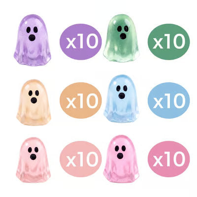 10 Blue + 10 Green + 10 Purple + 10 Yellow + 10 Pink + 10 Magenta