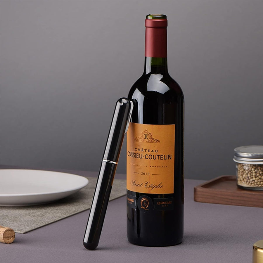 🍷 Air Pressure Wine Opener – Uncork Bottles in Seconds, No Twisting Needed ✨